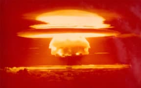 The 1954 Bravo hydrogen bomb test at Bikini Atoll, the largest nuclear weapon ever exploded by the United States, left a legacy of fallout and radiation contamination that continues to this day.