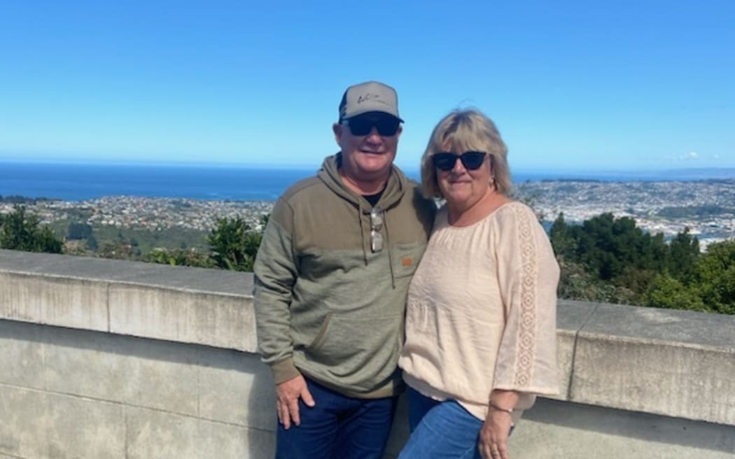 Australian couple Chris Banney and Jenny Cassells who have had two ferry crossings cancelled so have cut their trip to NZ short by nine days.