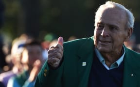 Legendary golfer Arnold Palmer in April, 2016