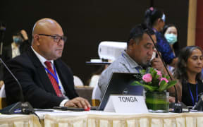 Dr Tu’ikolongahau Halafihi - chief executive officer for the Tonga Ministry of Fisheries at the 2023 WCPFC meeting in Da Nang, Vietnam. 28 November 2022