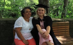 Yanika Reed with her mum.