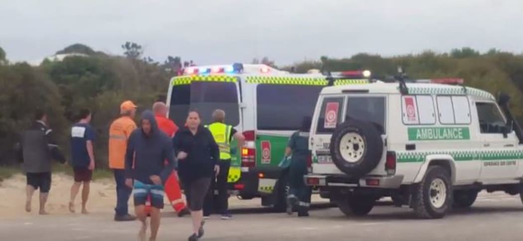 A girl was rushed to hospital after a shark attack in Wylie Bay, Western Australia