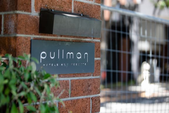 Pullman Hotel in Auckland. Managed isolation facility.