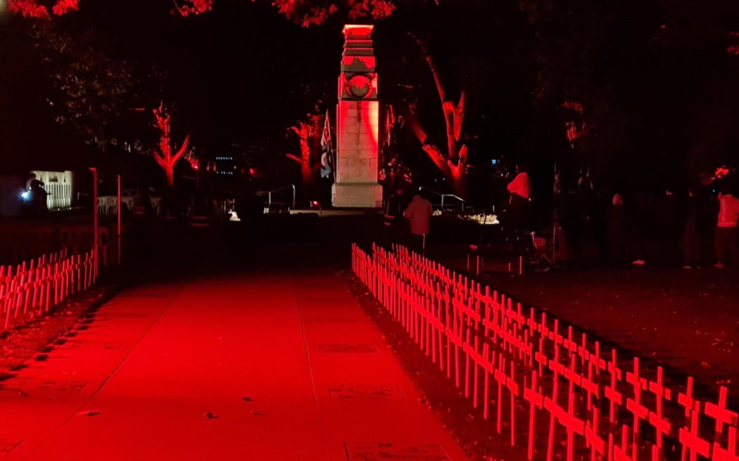 An Anzac Day dawn service took place at Memorial Park in Hamilton.