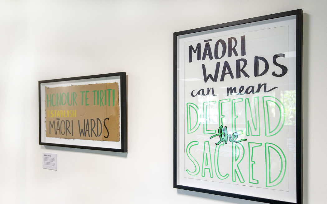 The signs were saved by council staff member Emlyn Hatch and have been framed and hung in one of the council’s hallways.