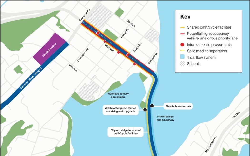 Tauranga drivers face years of disruption under proposed roading ...