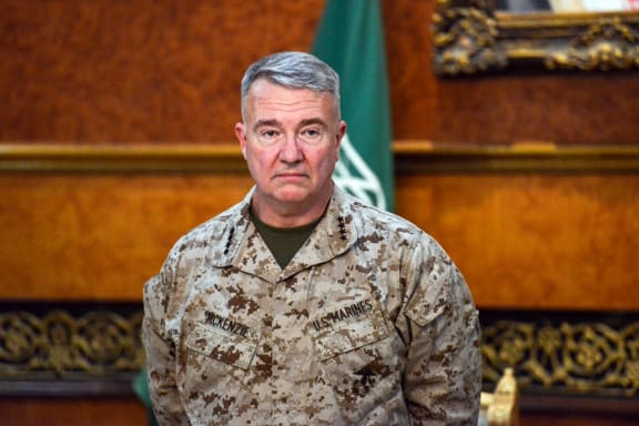 US Marine Corps General Kenneth F. McKenzie Jr., Commander of the US Central Command (CENTCOM),