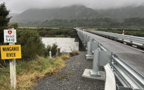 The Wanganui River Bridge on State highway 6. New rain monitoring equipment is anticipated inland from this point.