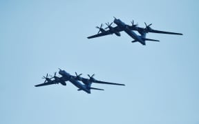 Russia's Tu-95 turboprop-powered strategic bombers and missile carriers are nuclear-capable.