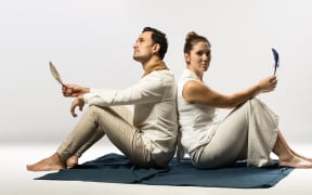 Actors from the Auckland production of ÉMILIE (2023)