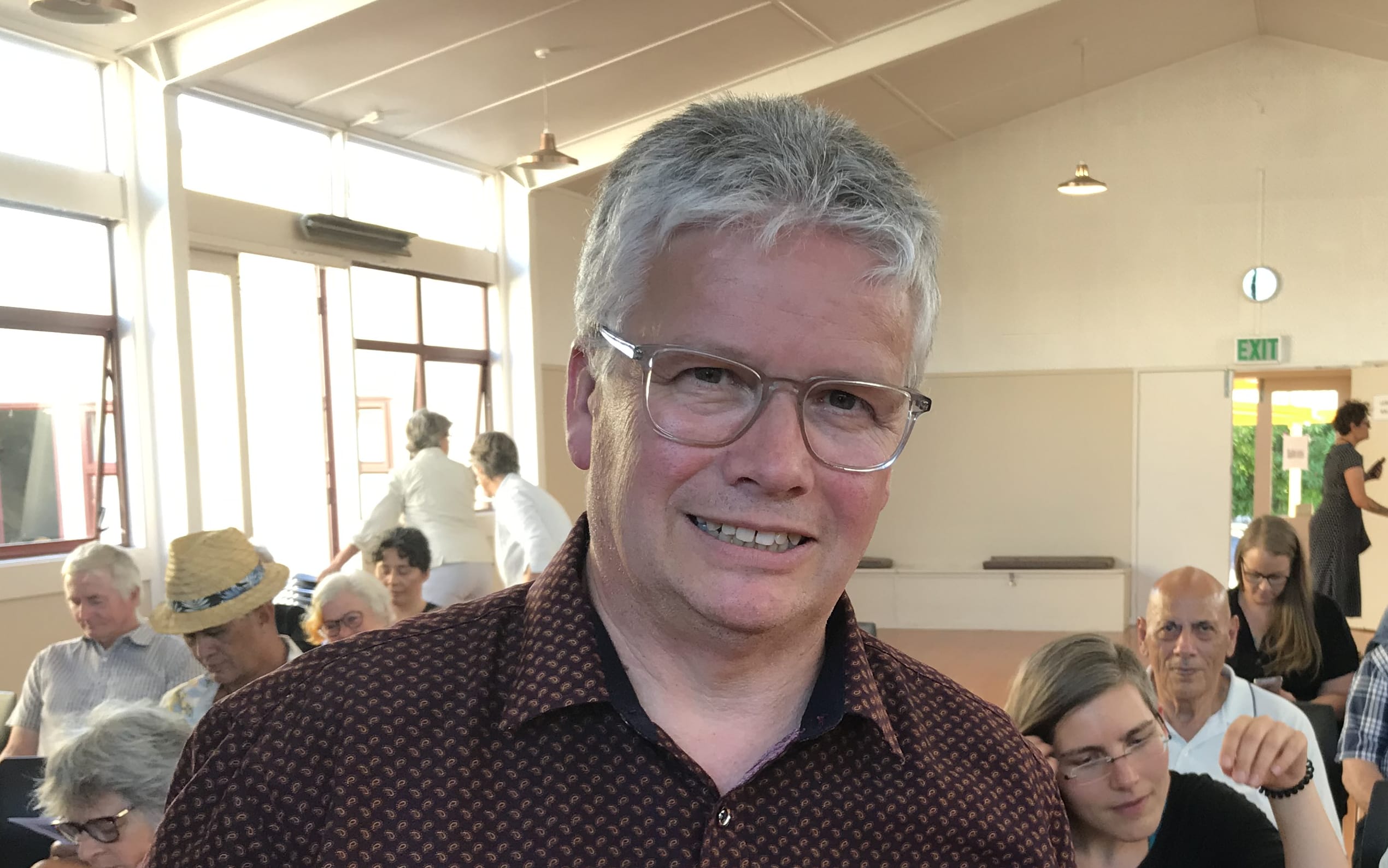Andrew Judd at the council Māori wards meeting in Whangārei.