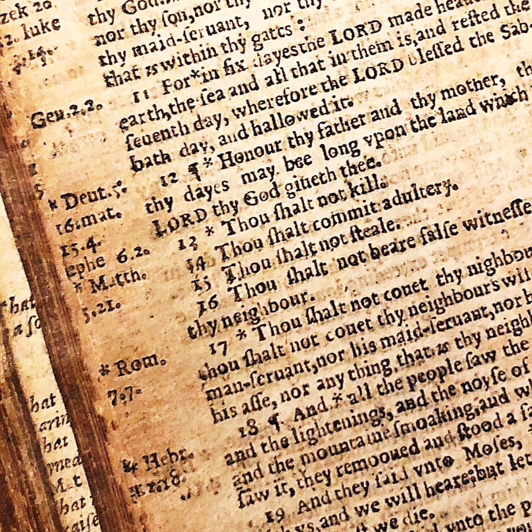 Wicked Bible (1631 KJV) Exodus 20