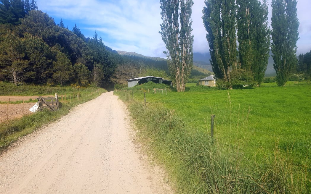 Lone Sorensen, who farms in a valley between Havelock and Blenheim, is enraged that a paper road through her property could become a major transport route for trucks and heavy vehicles.