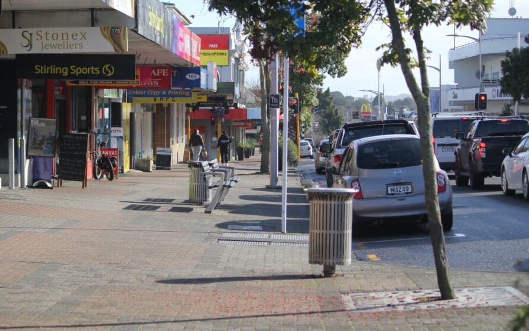 The main street of Papakura.