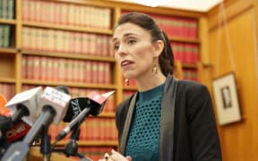 Prime Minister elect Jacinda Ardern announcing the allocation of ministerial portfolios today.