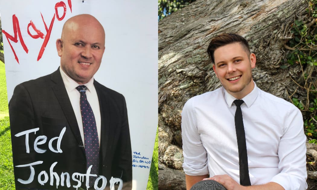 Ted Johnston's 2019 billboard and Jake Law.
