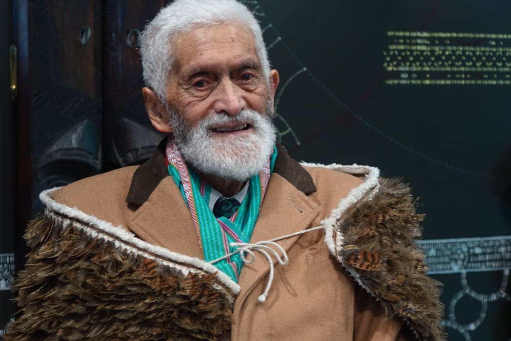Taranaki te reo pioneer  Dr Huirangi Waikerepuru.