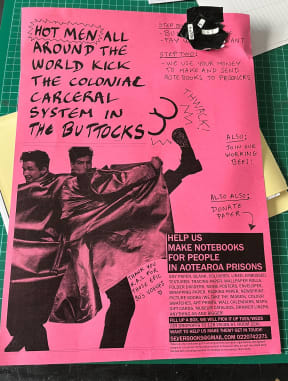 Notebooks for prisoners poster