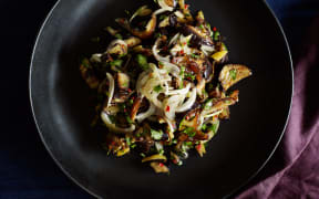 Eggplant & Date Salad