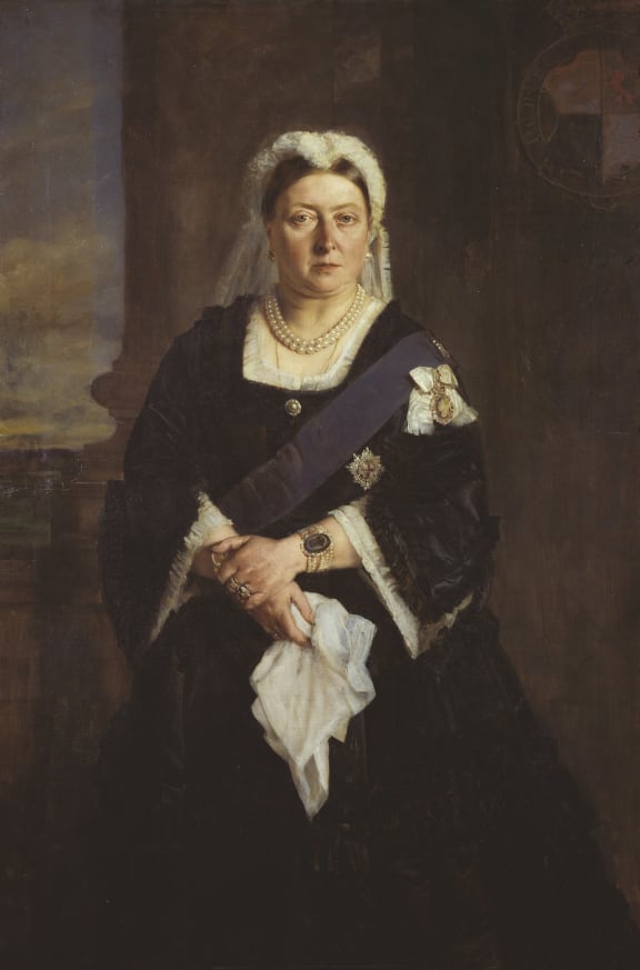 A middle-aged Queen Victoria