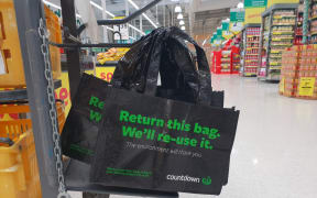 Countdown Manurewa has brought in two options for customers to use as the single-use plastic bag ban comes into force.