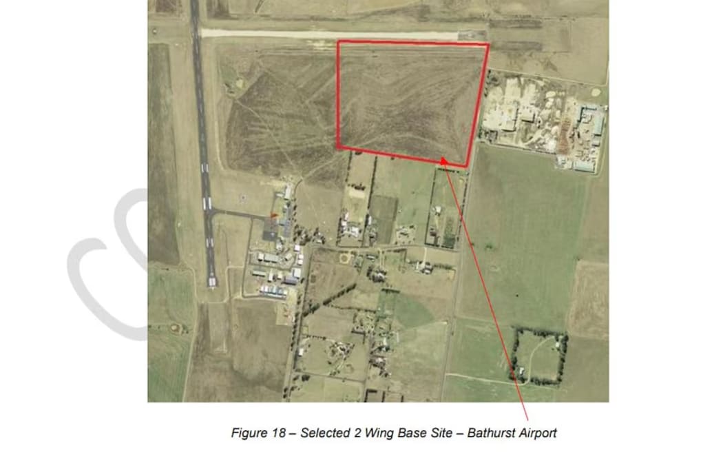 Peter Cowell proposed to turn land in Bathurst into an international private airport for IntSAR.  (Supplied)