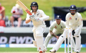 Kane Williamson in the second Test against England in Hamilton, December 2019.