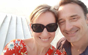 Lisa Yarwood and her husband