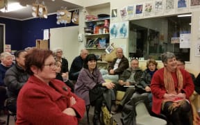 Local residents at the meeting.