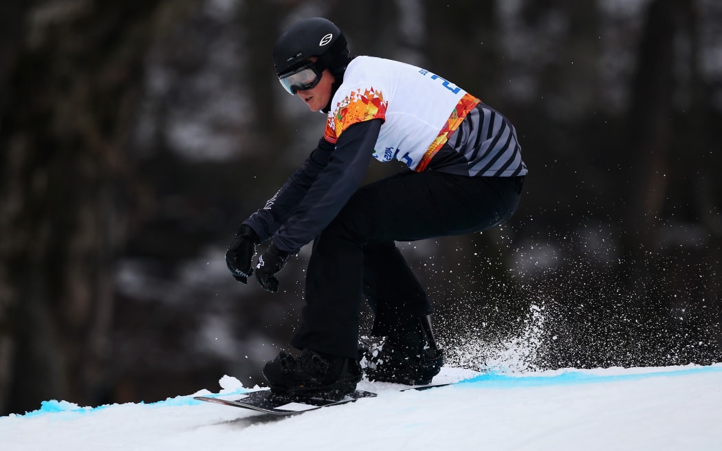 Para-Snowboarder Carl Murphy.