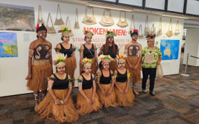West Papua students from Palmerston North… the lady in the lime green is Veronika Kanem  please credit Lagi Maama Academy & Consultancy for pics