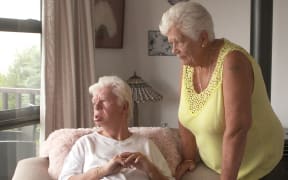 Diane Moody, 76, cares for her son Shane Chamberlain full-time
