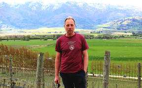 Rudi Bauer at the Quartz Reef Bendigo Vineyard.