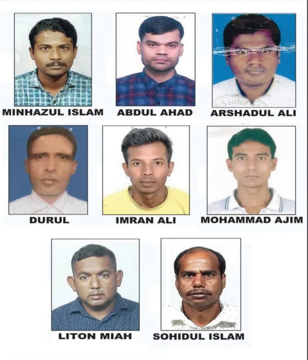 The eight Bangladeshi nationals who have absconded.