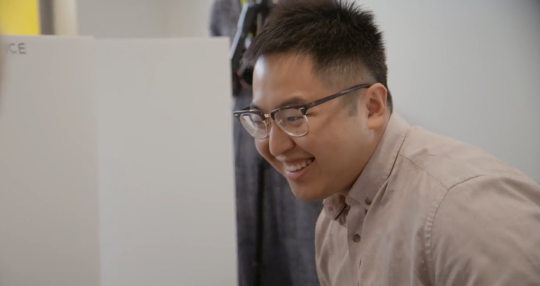 Health Protection Officer Jimmy Wong is relieved to get some protection against Covid-19 after getting his first dose on 24 February, 2021.