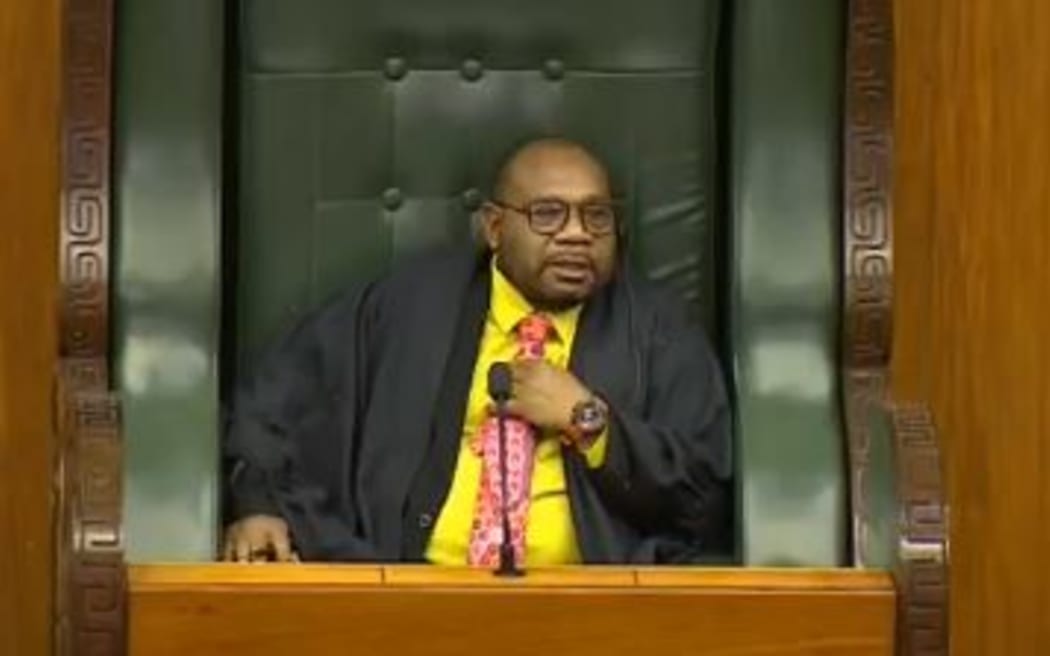 Papua New Guinea Acting Speaker Koni Iguan