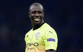 Benjamin Mendy while at Manchester City.