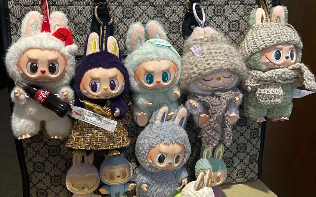 Sophia Ibbetson's collection of Labubu dolls