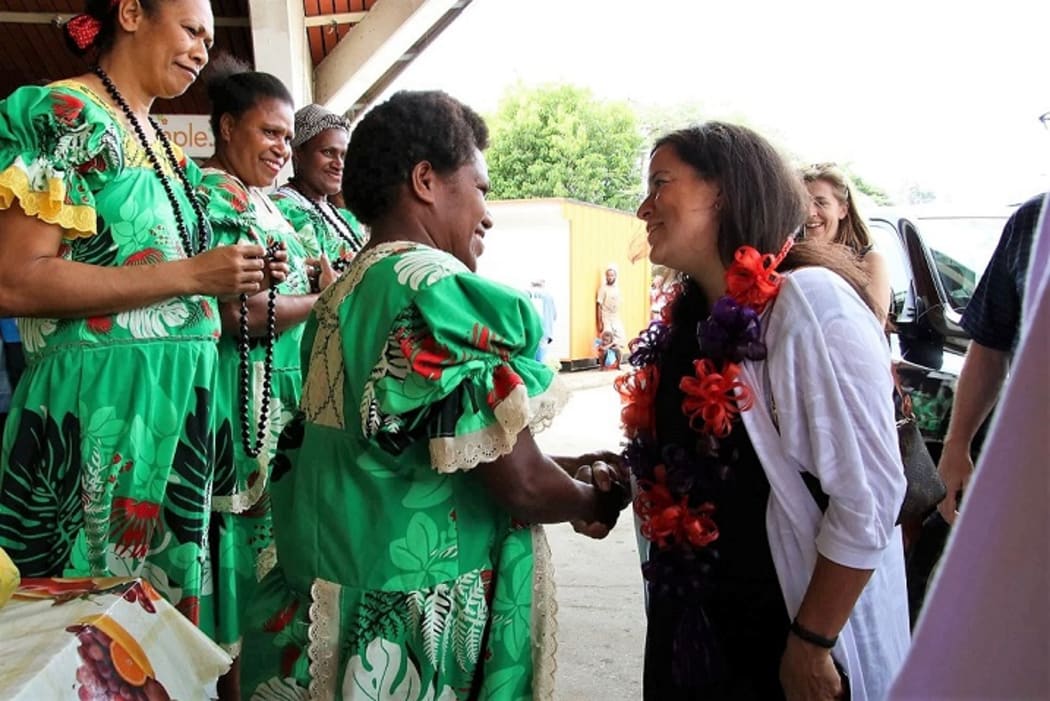 Canadian Justice Minister,  Jody Wilson-Raybould, in Vanuatu