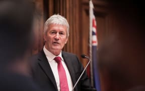 Agriculture Minister Damien O'Connor at the government's announcement on agricultural emission 24 October