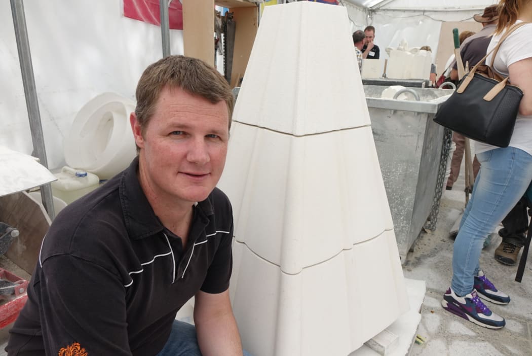 Christchurch Arts Centre CEO Andre Lovatt at an open day for the $290 million repair project on 20 October 2015.