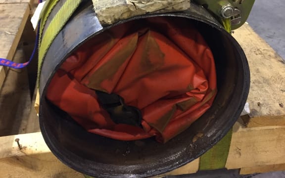 Customs has seized an estimated 469 kilograms of methamphetamine hidden inside a shipment of electric motors, and arrested three men in connection with the drugs.