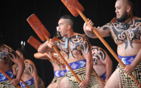 Te Iti Kahurangi group perfroms at Te Matatini