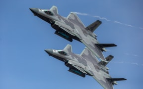 J-20 stealth fighter jets of the Chinese People's Liberation Army (PLA).