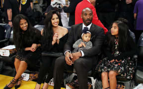 Kobe Bryant and family 2017.