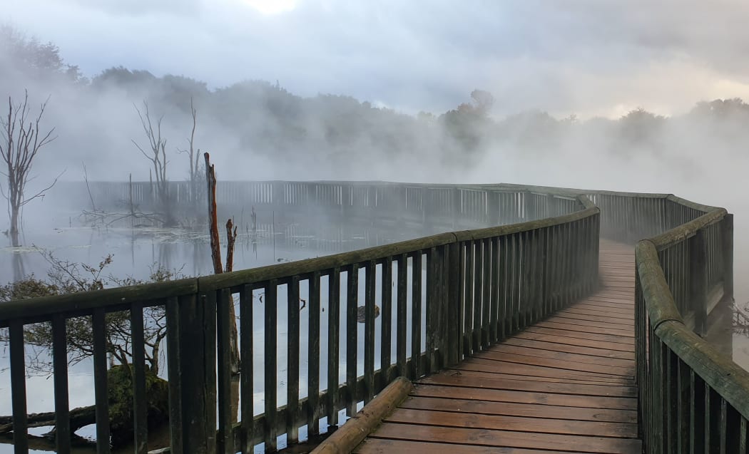 Generic photo of steam in Rotorua