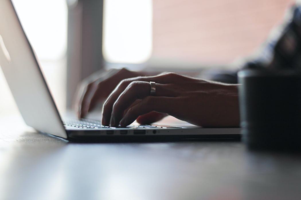 man on laptop