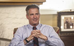 Scott Brown, US Ambassador to New Zealand at his Lower Hutt home.