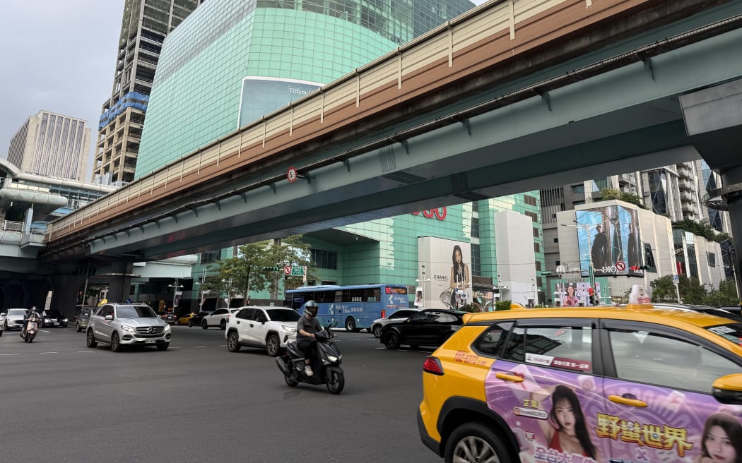 In central Taipei.