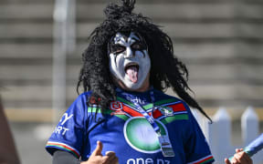 New Zealand Warriors fans and supporters. New Zealand Warriors v Newcastle Knights, round 4 of the 2024 NRL Premiership at Go Media Stadium, Mt Smart, Auckland, New Zealand on Sunday 31 March 2024. Photo by Andrew Cornaga / www.photosport.nz